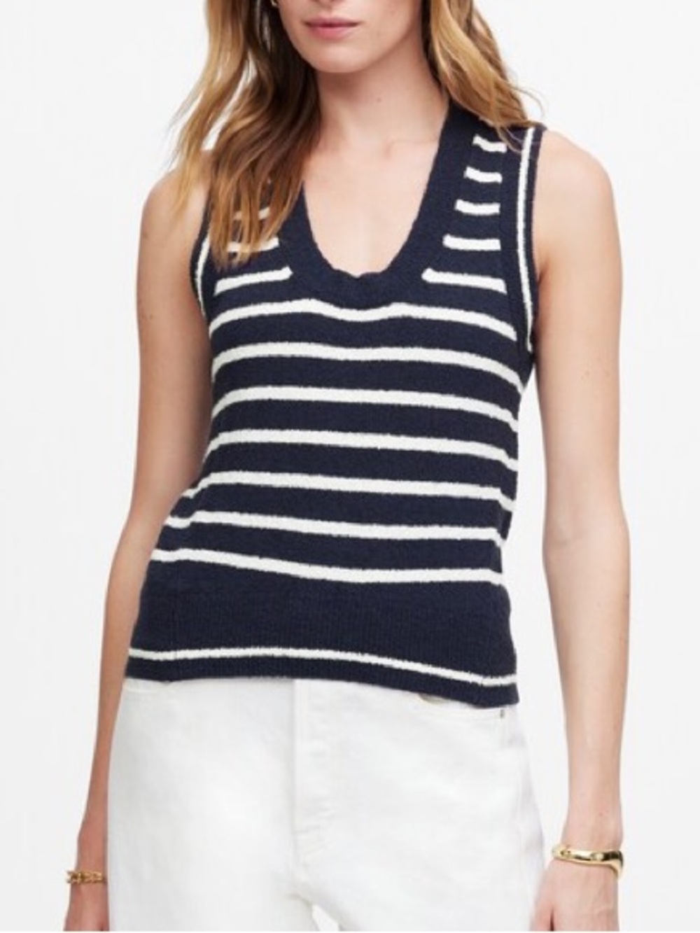Madewell || boucle knit sweater tank